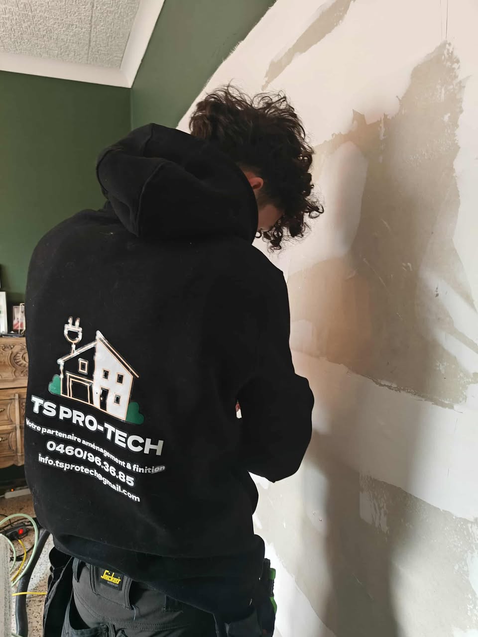 Théo, fondateur de TS Pro-Tech à Liège